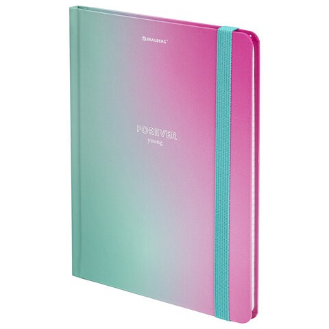 Блокнот А5 Brauberg Градиент 96 листов, клетка 113732 цена за 4 шт , 